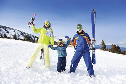 Skiing for families