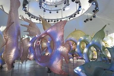 The SeaGlass Carousel at Battery Park