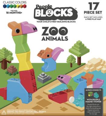 Win a People Blocks Zoo Animal Set