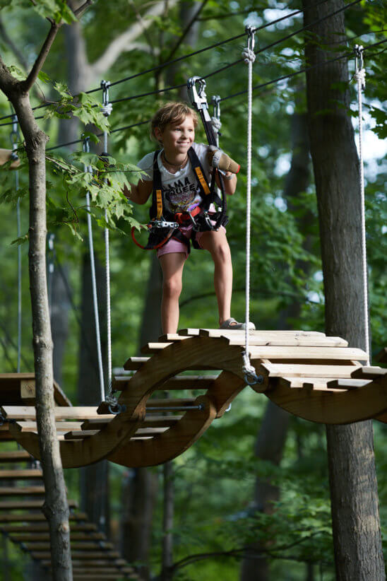 Boundless Adventure zipliine and rope course in Purchase NY