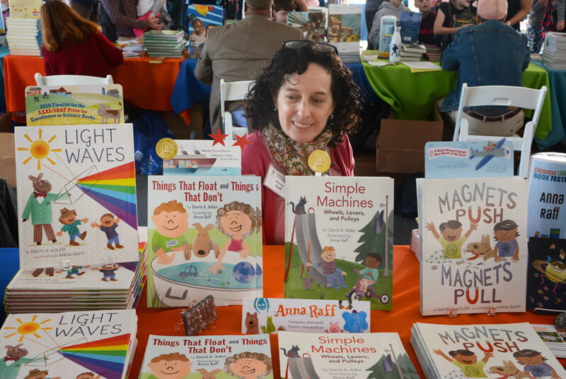 Anna Raff at the Chappaqua Book Festival