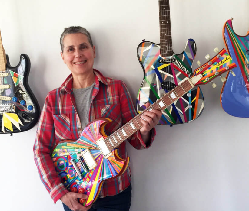 Meet Julie Rosenberg: Creator of the Coolest Custom Hand-Painted Guitars