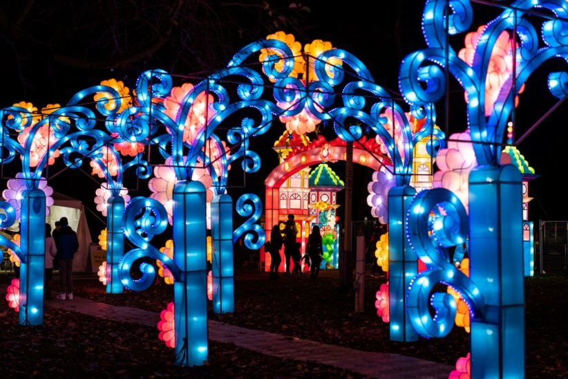 NYC Winter Lantern Festival.