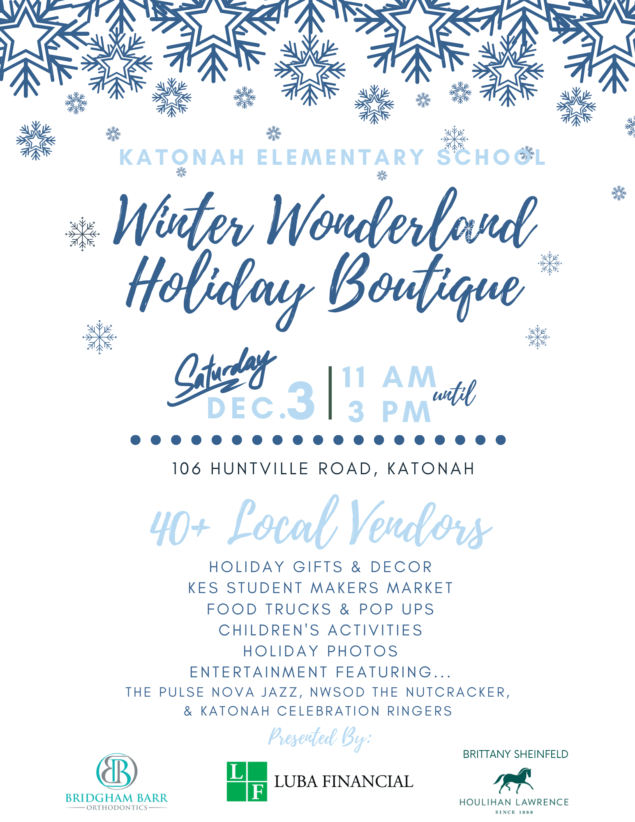 Katonah Elementary School Winter Wonderland Holiday Boutique