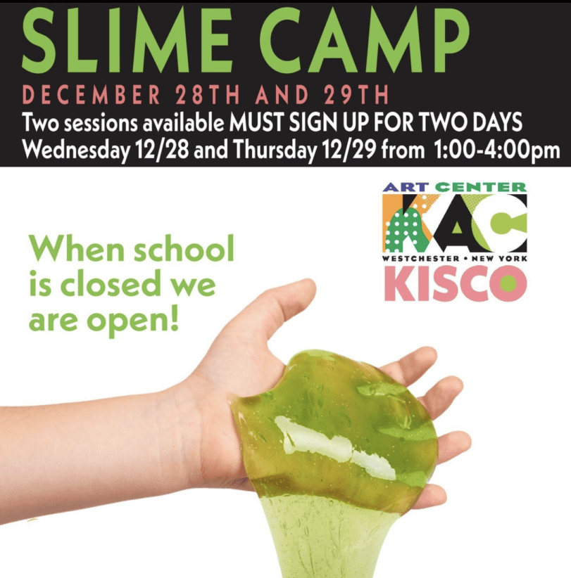 Slime Camp at Katonah Art Center.