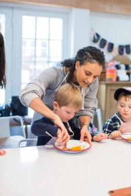 Kids' cooking classes at Fiddleheads.