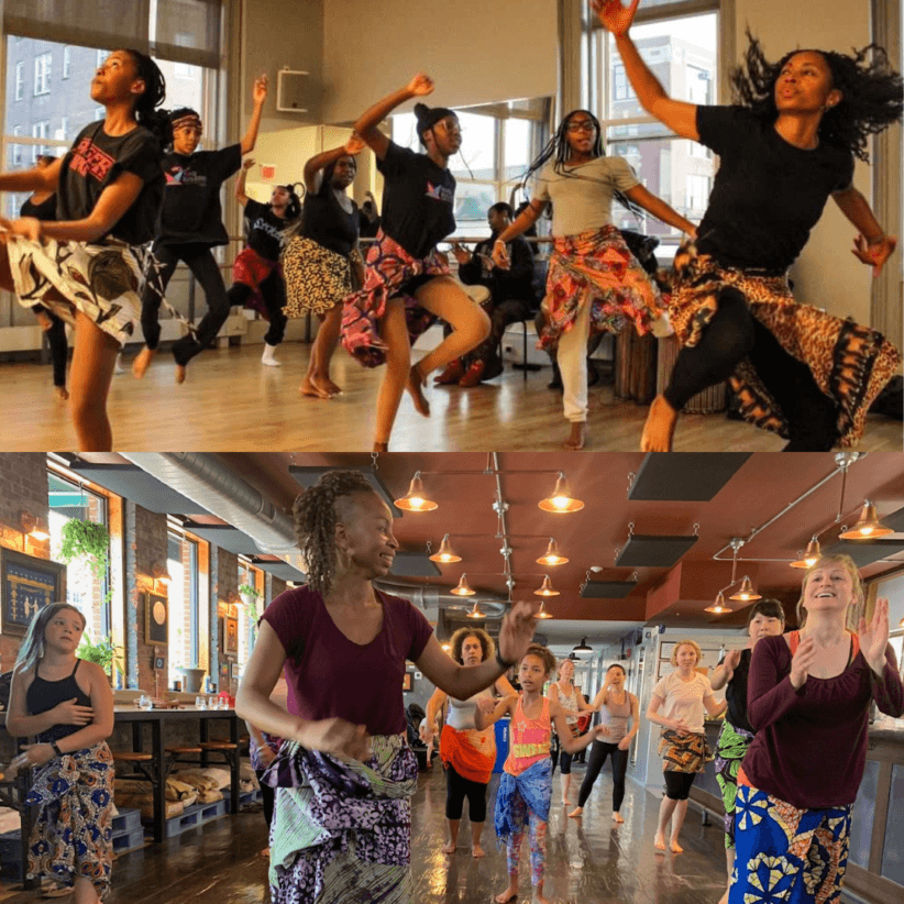 Take a free African Dance Workshop with Gladys Lowe