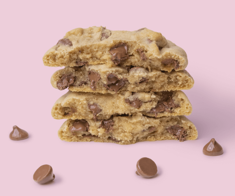Milk chocolate chip cookies from Crumbl