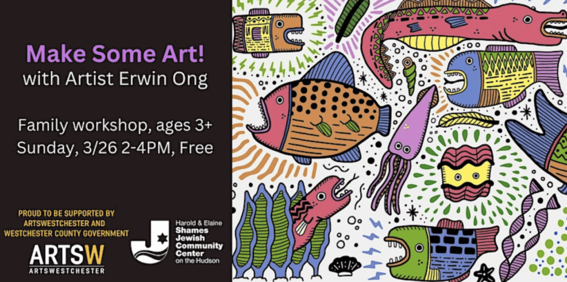Make Art with Erwin Ong as a part of this free Family Art-Making 