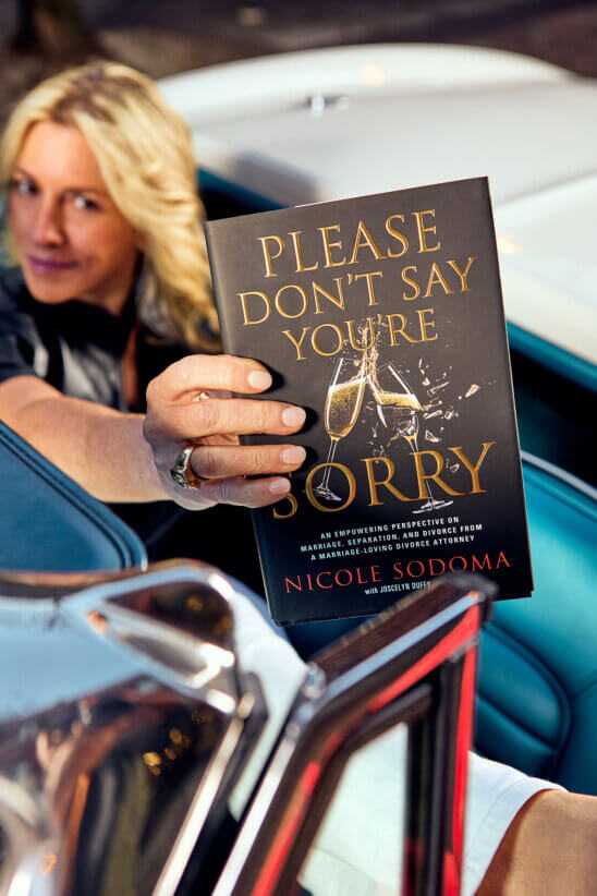 Meet Nicole Sodoma, the lawyer and author of Please Don't Say You're Sorry on marriage, separation, and divorce.