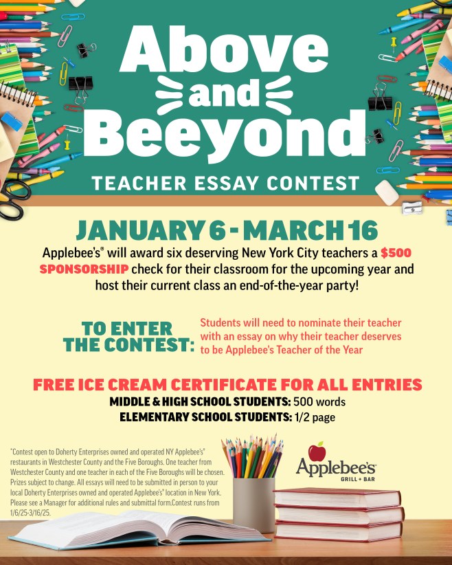 student essay contest, nominate a teacher today
